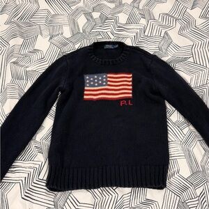 Ralph lauren American flag sweater